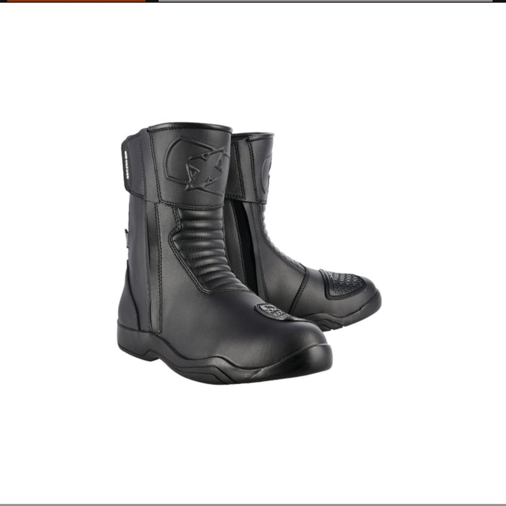 Oxford Men's Black Motorcycle Boots